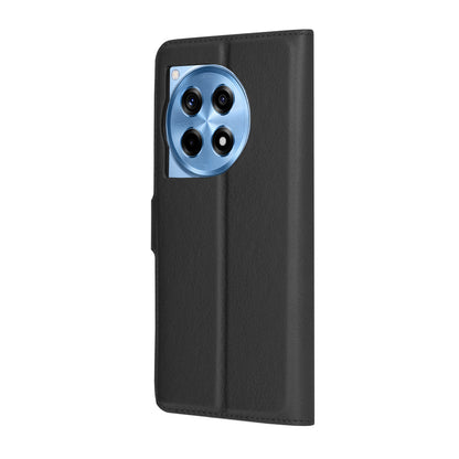 Futrola za OnePlus 12R, Techsuit, Leather Folio, Crna