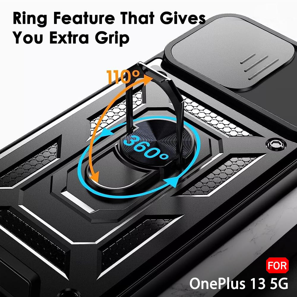 Futrola za OnePlus 13, Techsuit, CamShield, Crna