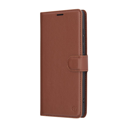 Futrola za OnePlus 13, Techsuit, Leather Folio, Braon