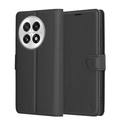 Futrola za OnePlus 13, Techsuit, Leather Folio, Crna