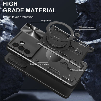 Futrola za OnePlus 13R, Techsuit, CamGuard Pro, Ljubičasta