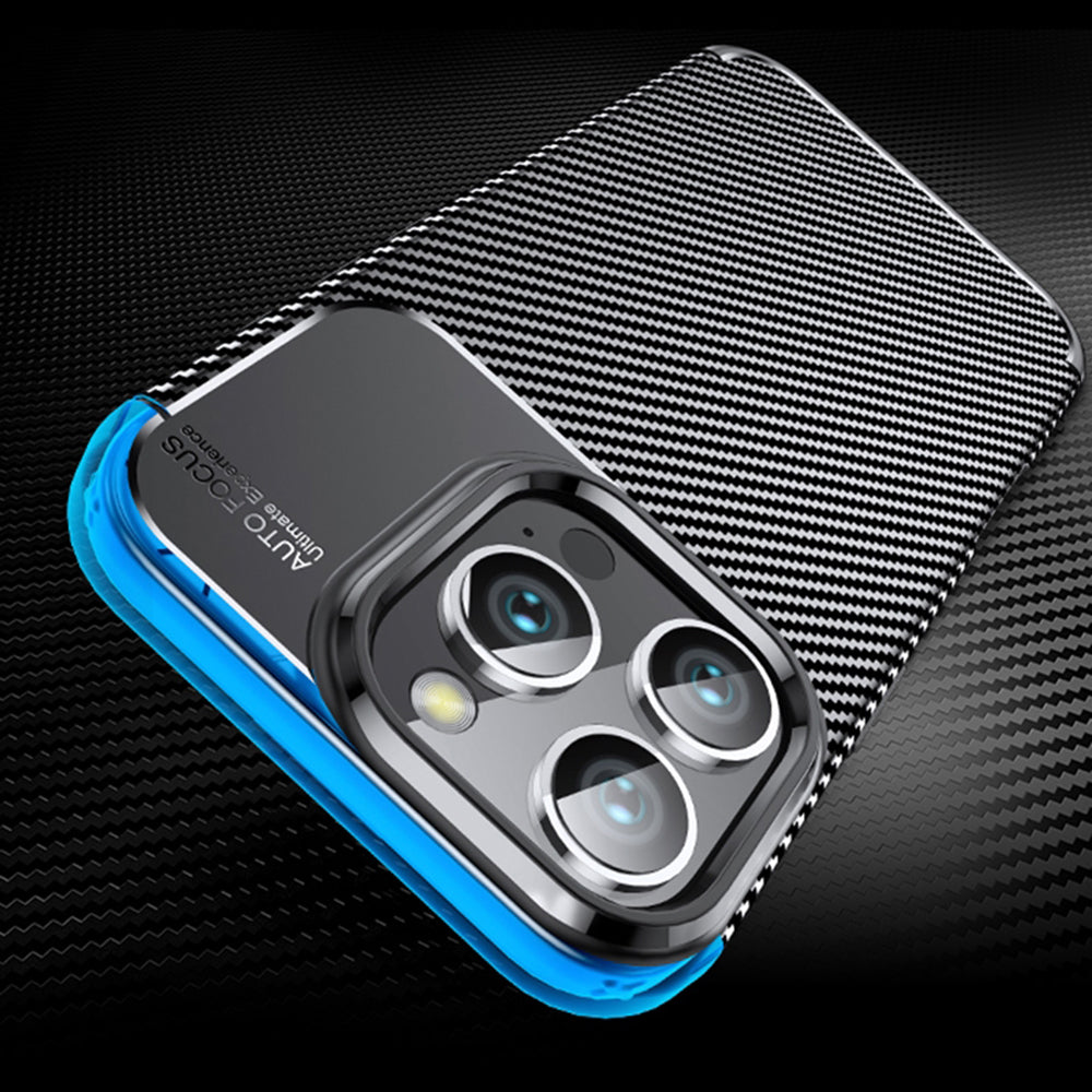 Futrola za OnePlus 13R, Techsuit, CarbonFiber, Crna