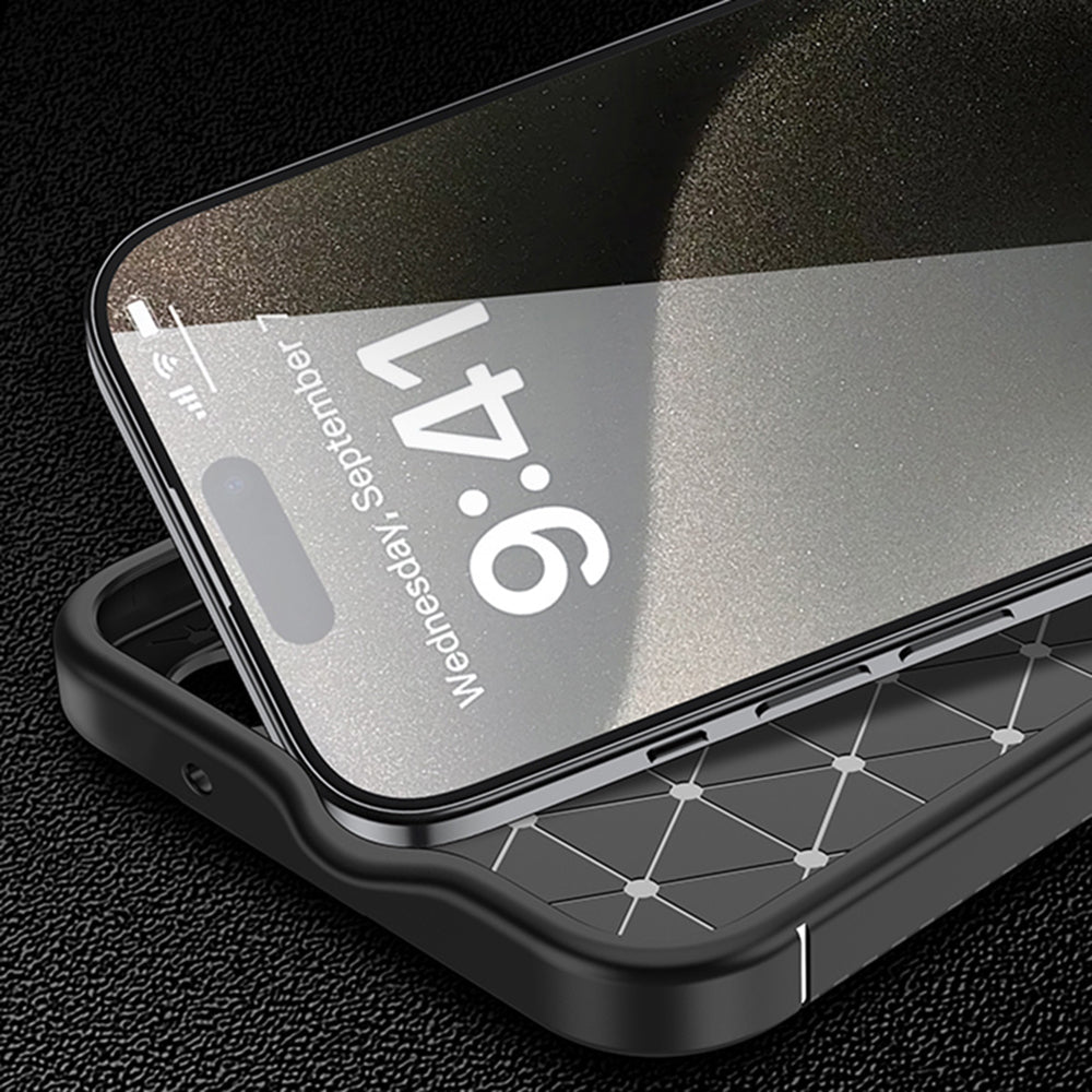 Futrola za OnePlus 13R, Techsuit, CarbonFiber, Crna