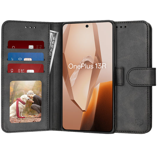 Futrola za OnePlus 13R, Techsuit, Diary Book, Crna