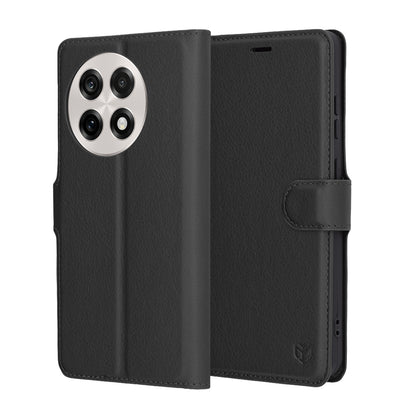 Futrola za OnePlus 13R, Techsuit, Leather Folio, Crna