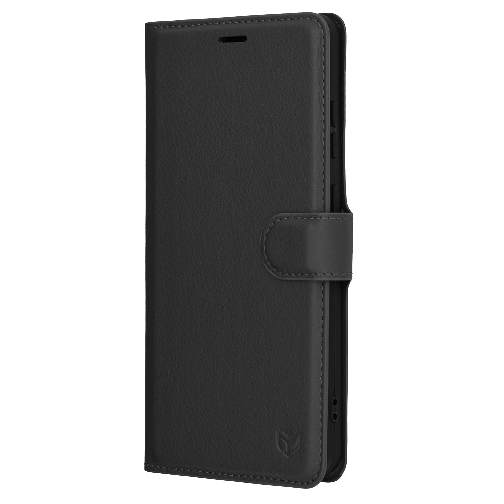 Futrola za OnePlus 13R, Techsuit, Leather Folio, Crna