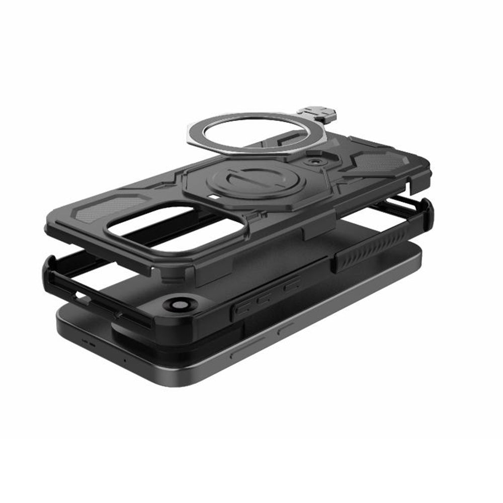 Futrola za OnePlus 15, Techsuit, Carbon Shield Pro, Crna
