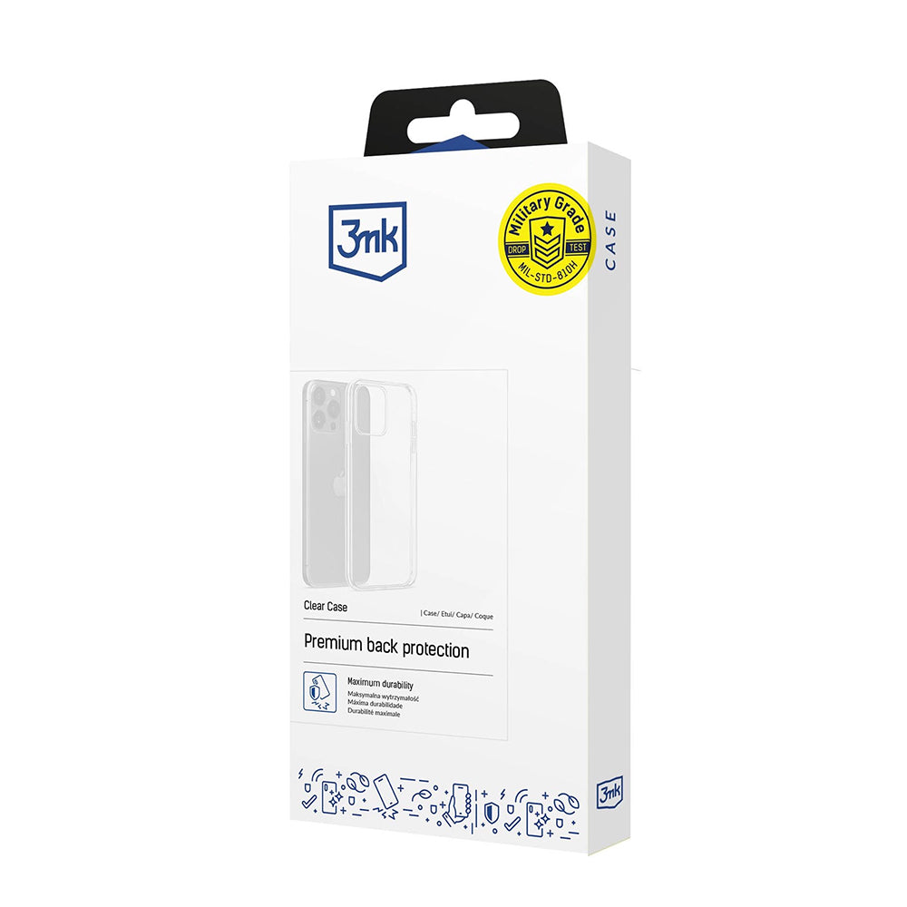 Futrola za OnePlus 15R, 3MK, Clear, Transparentna