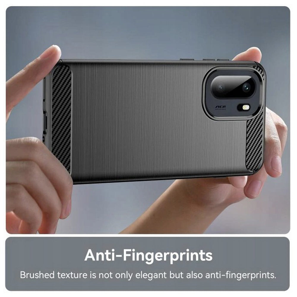 Futrola za OnePlus 15R, Techsuit, Karbon, Crna