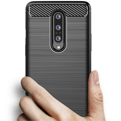 Futrola za OnePlus 8, Techsuit, Karbon, Crna