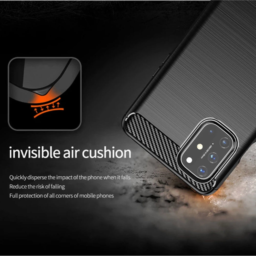 Futrola za OnePlus 8T, Techsuit, Karbon, Crna