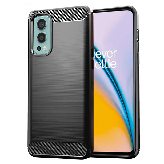Futrola za OnePlus Nord 2 5G, Techsuit, Karbon, Crna