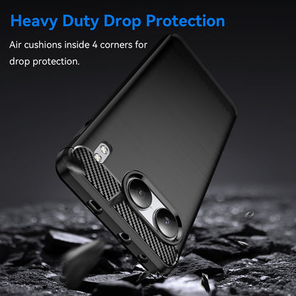 Futrola za OnePlus Nord 4, Techsuit, Karbon, Crna