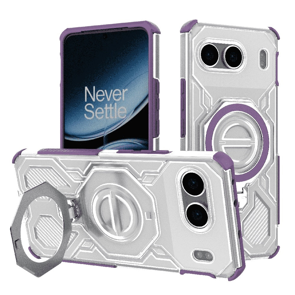 Futrola za OnePlus Nord 4, Techsuit, Carbon Shield Pro, Ljubičasta