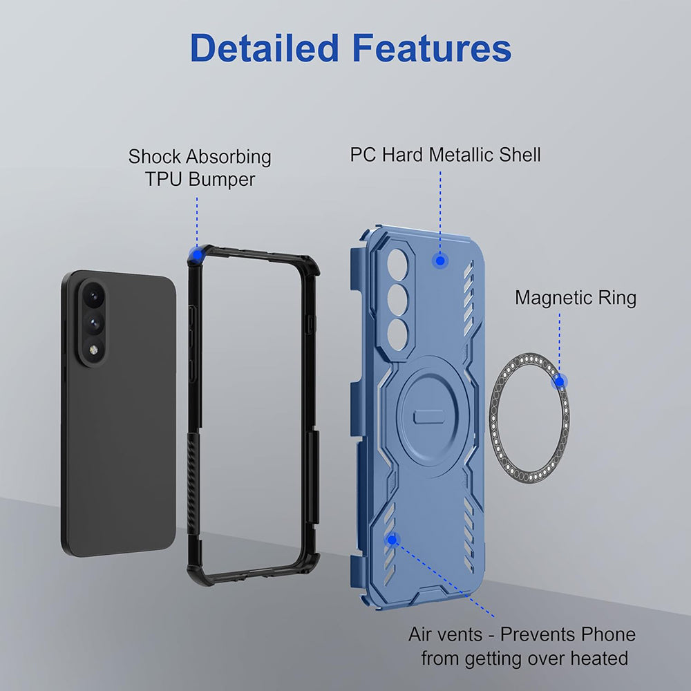 MagSafe futrola za OnePlus Nord 5, Techsuit, ArmorMag, Plava