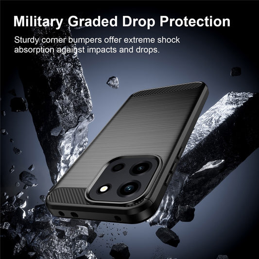 Futrola za OnePlus Nord 6, Techsuit, Karbon, Plava