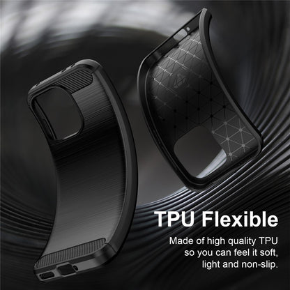 Futrola za OnePlus Nord 6, Techsuit, Karbon, Crna