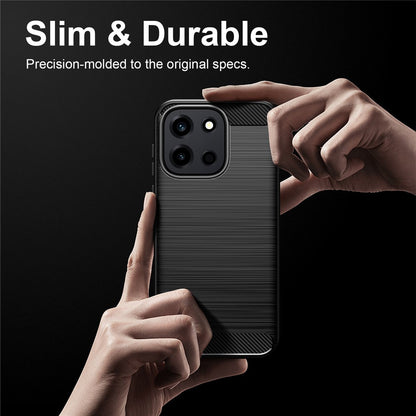 Futrola za OnePlus Nord 6, Techsuit, Karbon, Crna