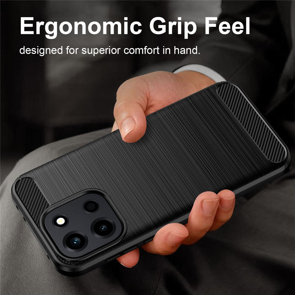Futrola za OnePlus Nord 6, Techsuit, Karbon, Crna