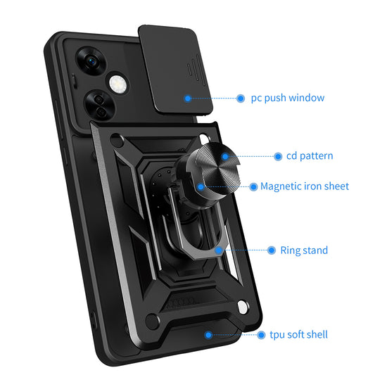 Futrola za OnePlus Nord CE4 Lite, Techsuit, CamShield, Roze
