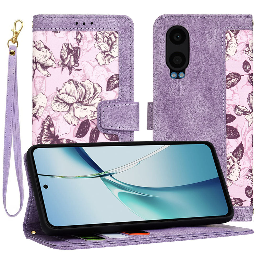 Futrola za OnePlus Nord CE4 Lite, Techsuit, FlipCraft, Ljubičasta
