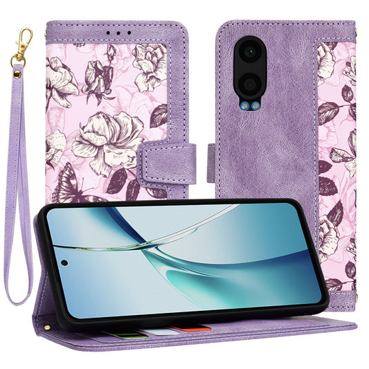 Futrola za OnePlus Nord CE4 Lite, Techsuit, FlipCraft, Ljubičasta