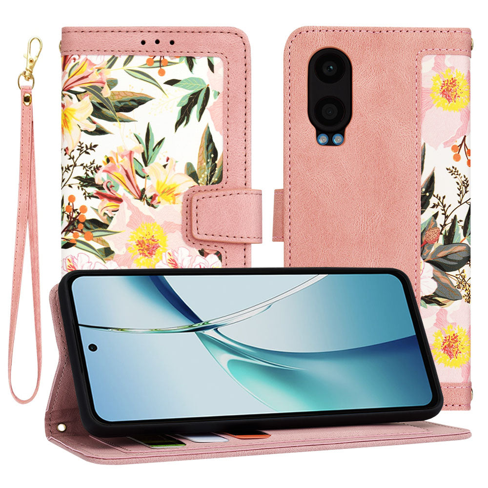 Futrola za OnePlus Nord CE4 Lite, Techsuit, FlipCraft, Roze