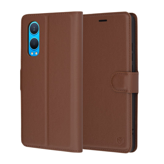 Futrola za OnePlus Nord CE4 Lite, Techsuit, Leather Folio, Braon