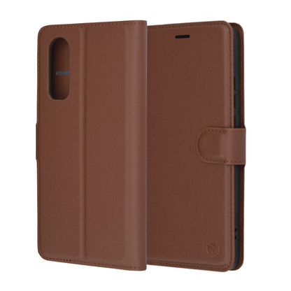 Futrola za OnePlus Nord CE4 Lite, Techsuit, Leather Folio, Braon