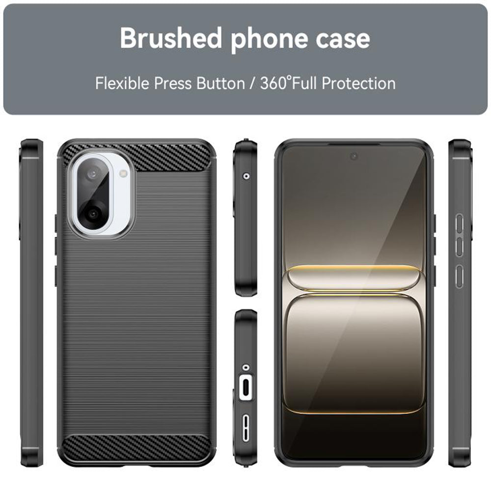 Futrola za OnePlus Nord CE5, Techsuit, Karbon, Crna
