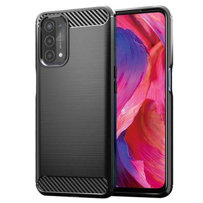 Futrola za OnePlus Nord N200 5G / Oppo A74 5G / A54 5G, Techsuit, Karbon, Crna