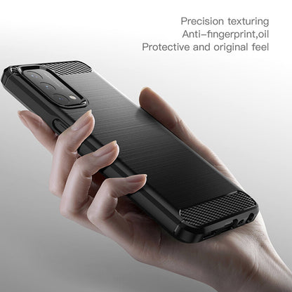 Futrola za OnePlus Nord N200 5G / Oppo A74 5G / A54 5G, Techsuit, Karbon, Crna