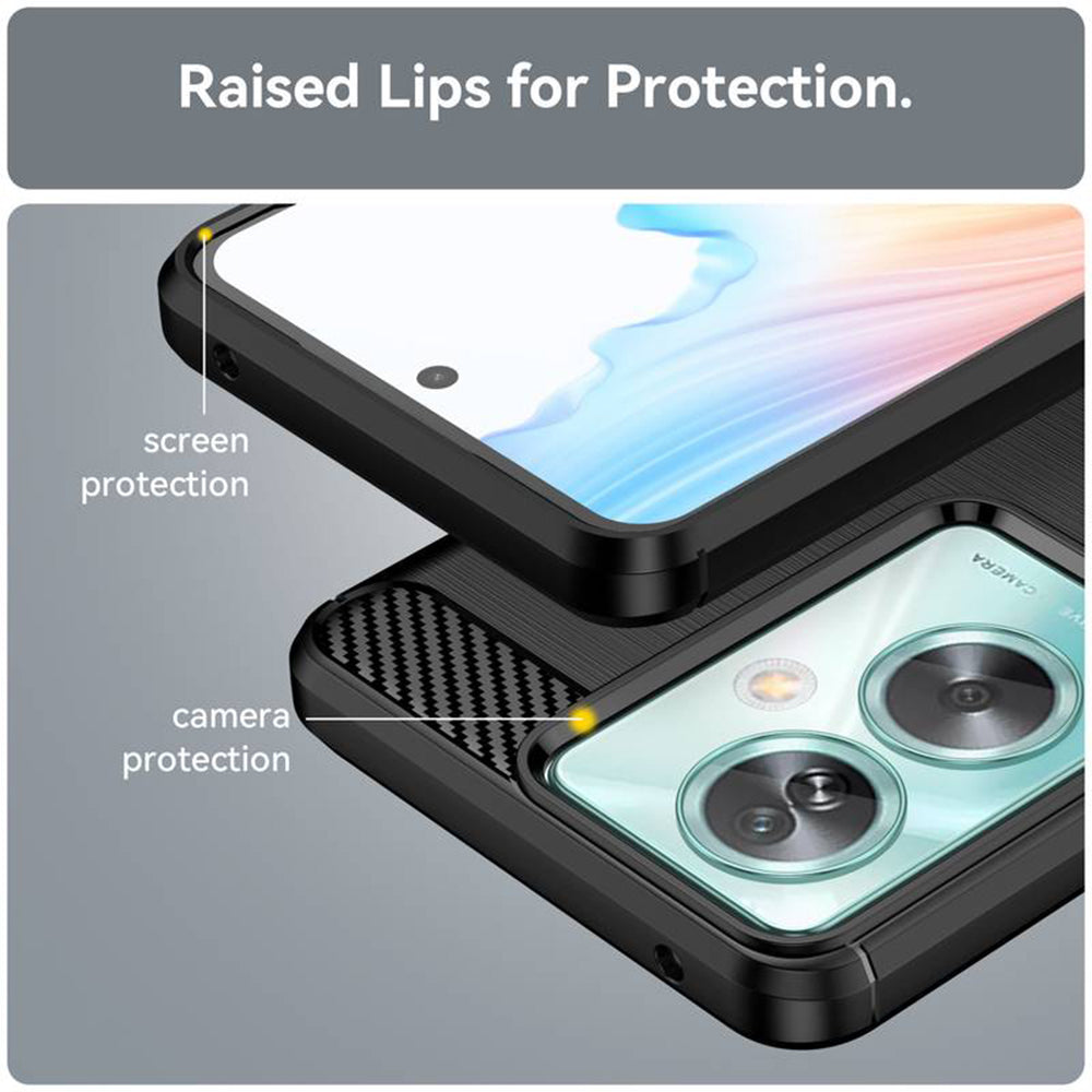 Futrola za OnePlus Nord N30 SE / Oppo A79, Techsuit, Karbon, Crna