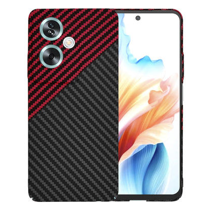Futrola za OnePlus Nord N30 SE / Oppo A79, Techsuit, Carbonite FiberShell, Crno Crvena