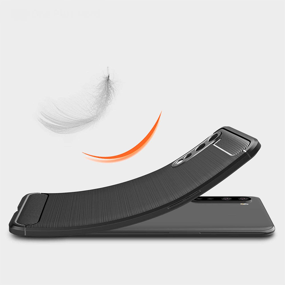 Futrola za OnePlus Nord, Techsuit, Karbon, Crna