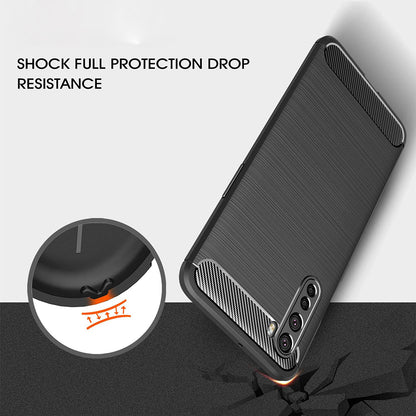 Futrola za OnePlus Nord, Techsuit, Karbon, Crna