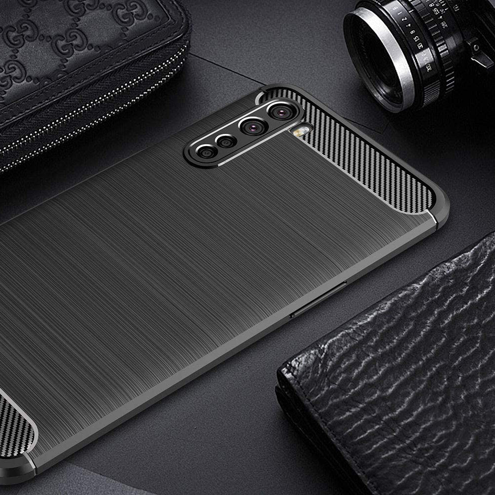 Futrola za OnePlus Nord, Techsuit, Karbon, Crna