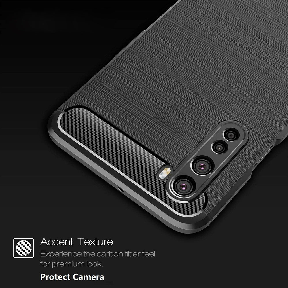 Futrola za OnePlus Nord, Techsuit, Karbon, Crna