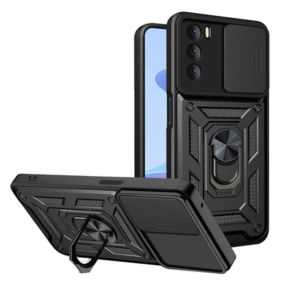 Futrola za Oppo A16s / A54s / A16, Techsuit, CamShield, Crna