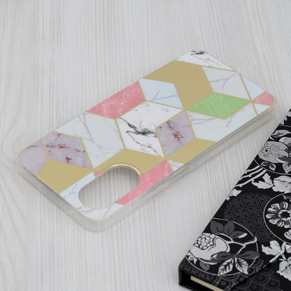 Futrola za Oppo A17, Techsuit, Marble, Ljubičasta