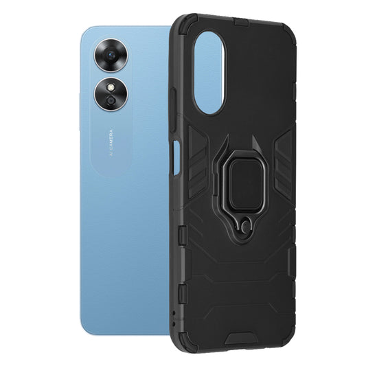 Futrola za Oppo A17, Techsuit, Shield, Crna
