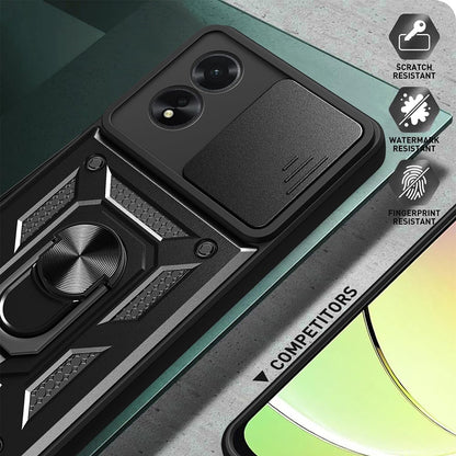 Futrola za Oppo A18 / A38, Techsuit, CamShield, Crna