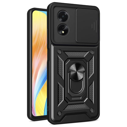 Futrola za Oppo A18 / A38, Techsuit, CamShield, Crna