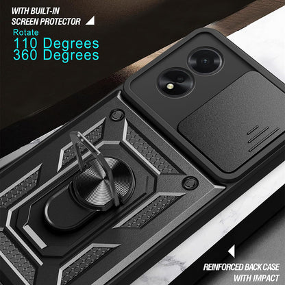 Futrola za Oppo A18 / A38, Techsuit, CamShield, Crna