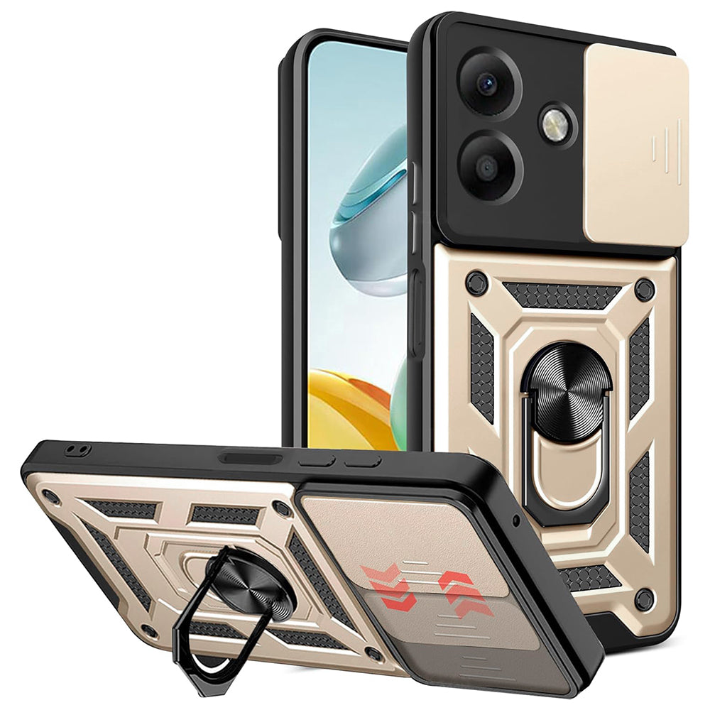 Futrola za Oppo A3 4G / A3 5G, Techsuit, CamShield, Zlatna