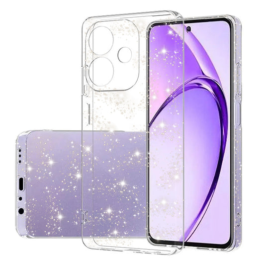 Futrola za Oppo A3 4G / A3 5G, Techsuit, SparkleSkin, Transparentna