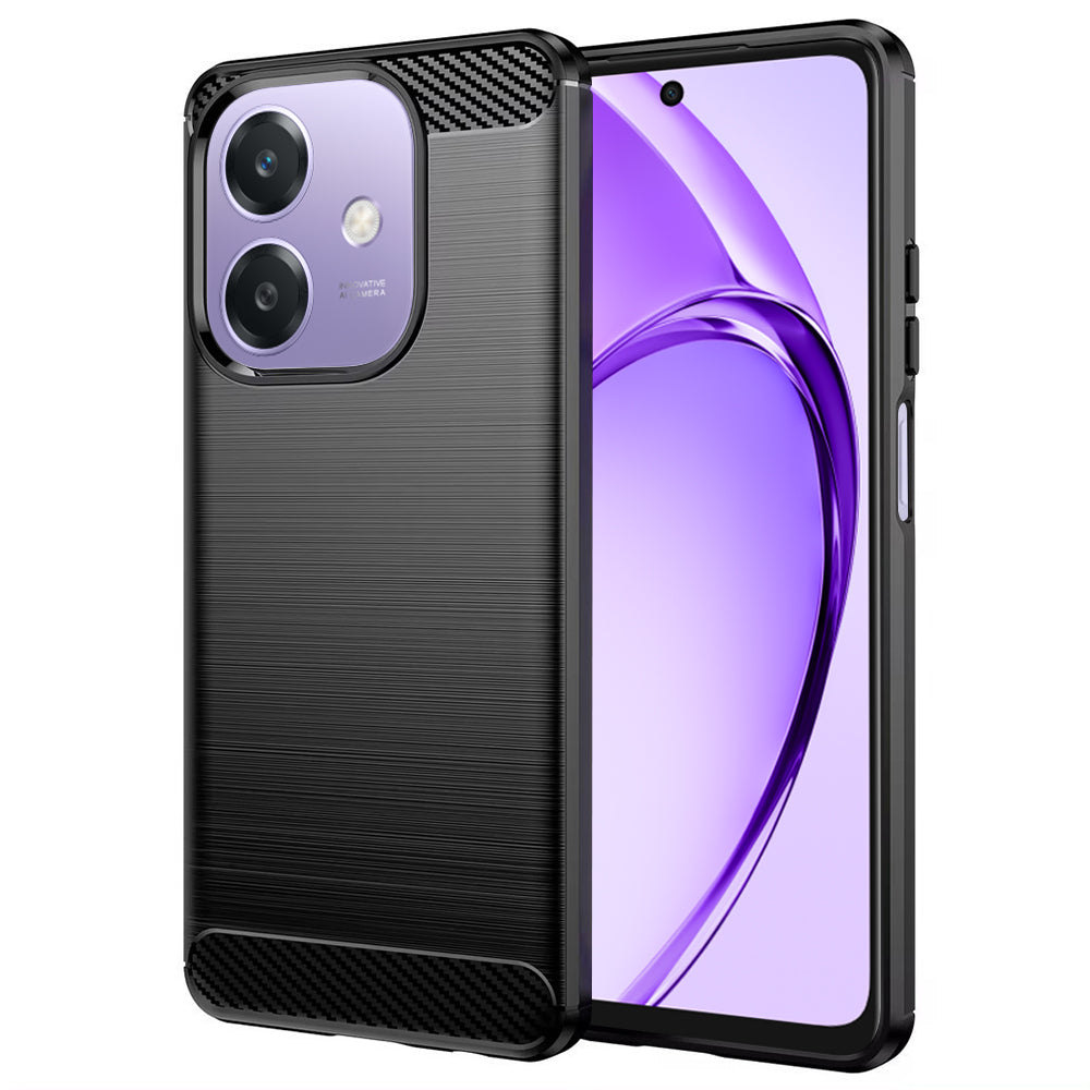 Futrola za Oppo A3 4G / A3, Techsuit, Karbon, Crna