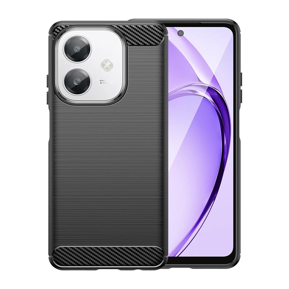 Futrola za Oppo A3 4G / A3, Techsuit, Karbon, Crna