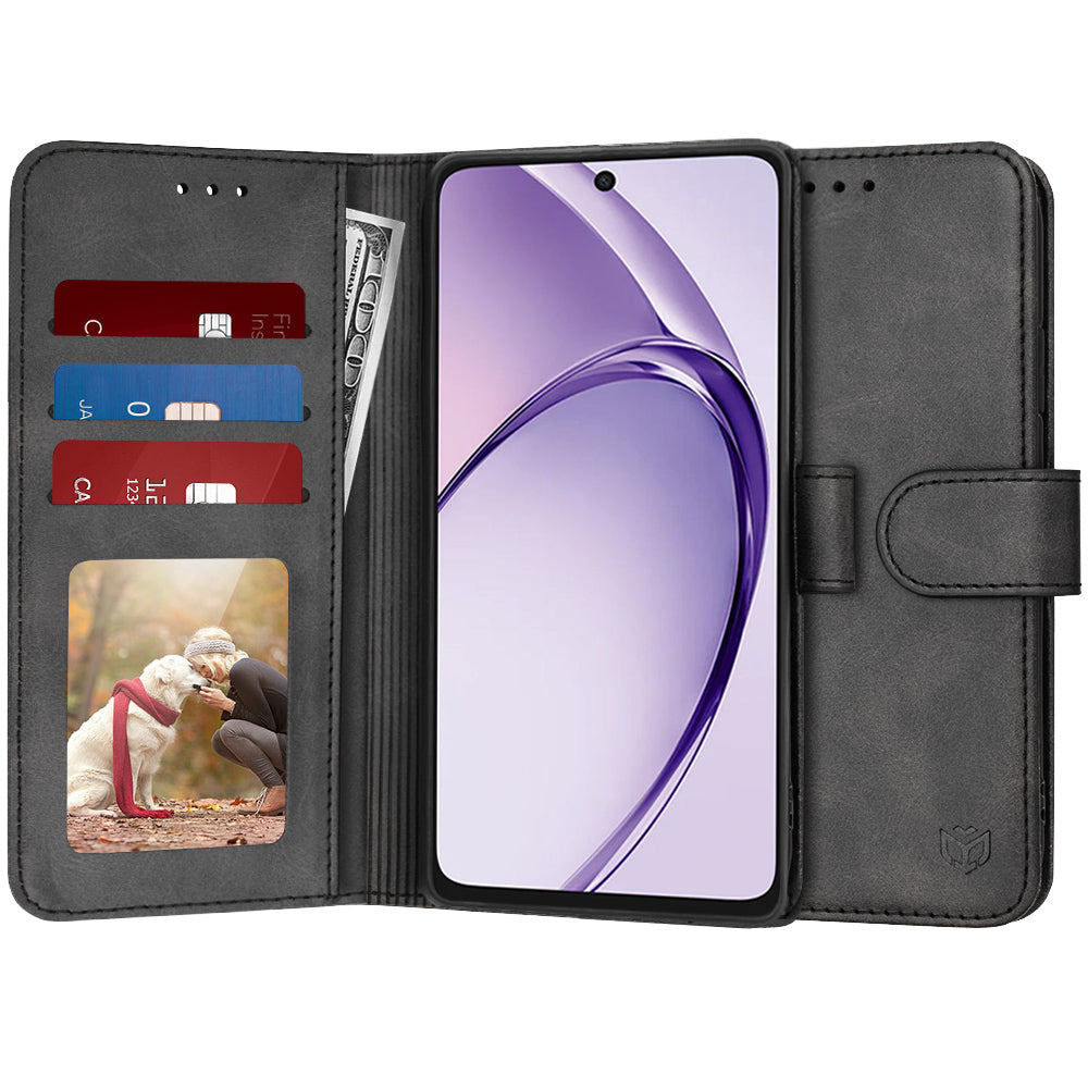 Futrola za Oppo A3 4G / A3, Techsuit, Diary Book, Crna