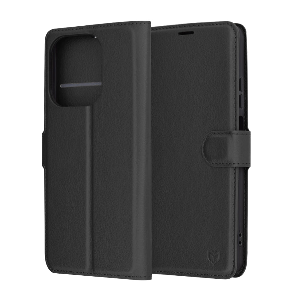 Futrola za Oppo A3 4G / A3, Techsuit, Leather Folio, Crna